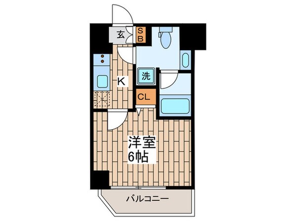 クオリタス南大井の物件間取画像